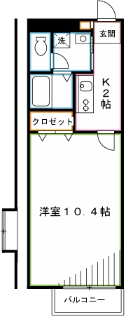 アンプルールフェールKOKIの間取り