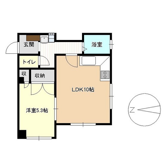 サンシャインプラザ旭町の間取り