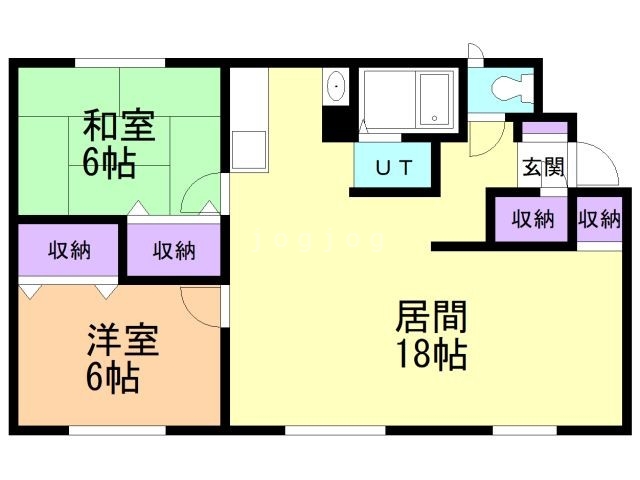 エトワール志文２０２棟の間取り