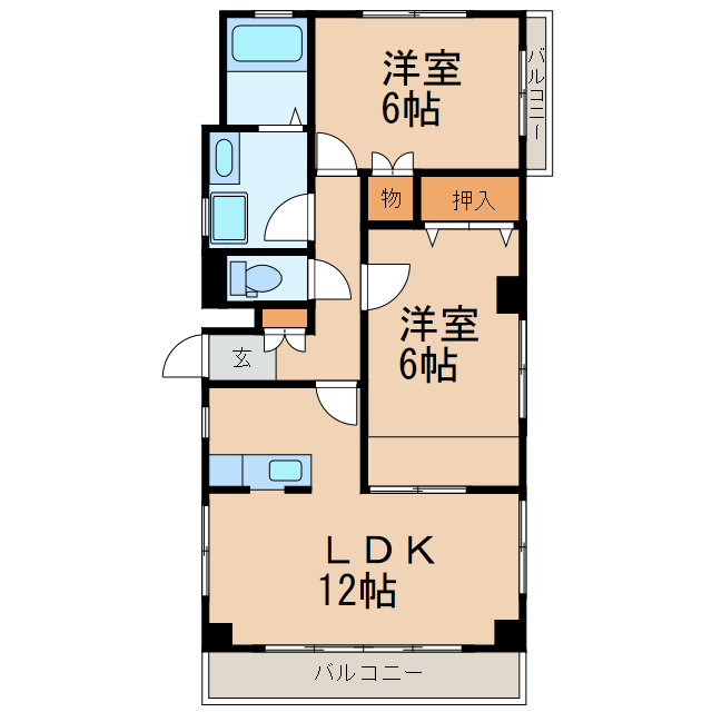 メゾン大嶋の間取り