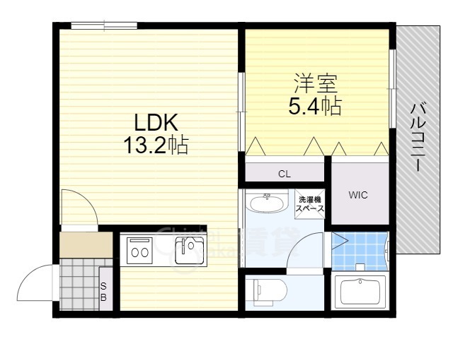 レジーナ吹田の間取り