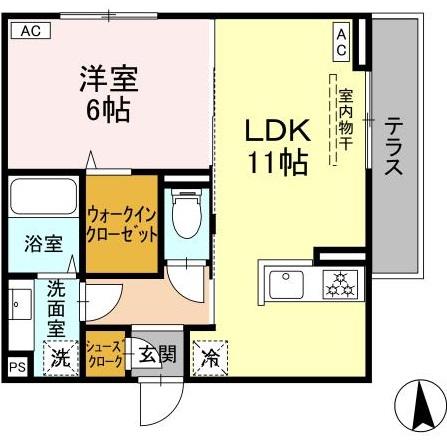 セレーノヴィータ中御所の間取り