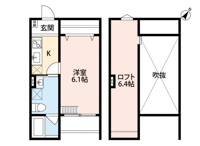 堺市堺区幸通のアパートの間取り