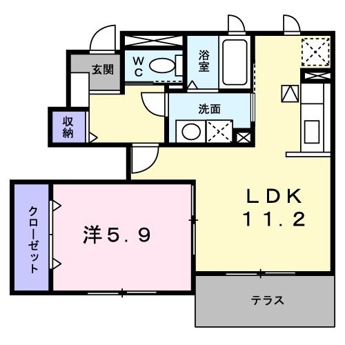 サウスリッチ・Ｕの間取り