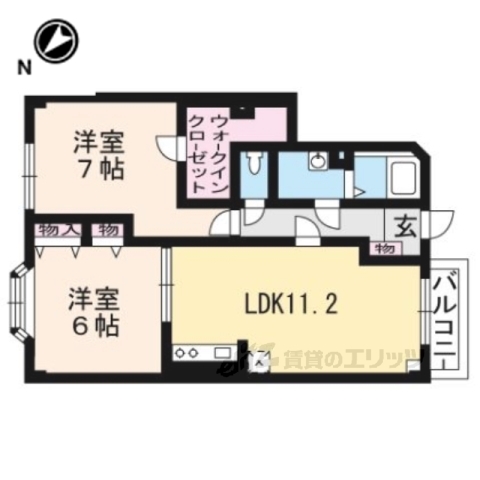 エクレール久徳の間取り