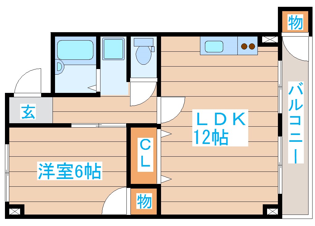 コーポ泉の間取り