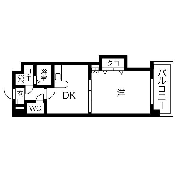 ※ウイングコート水城の間取り