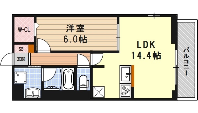 オリオン桂の間取り