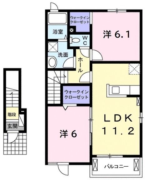 コーポ　デージーの間取り