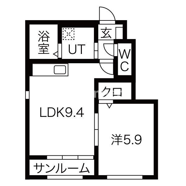 レジデンス吉岡２の間取り