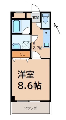 リベルテ順の間取り