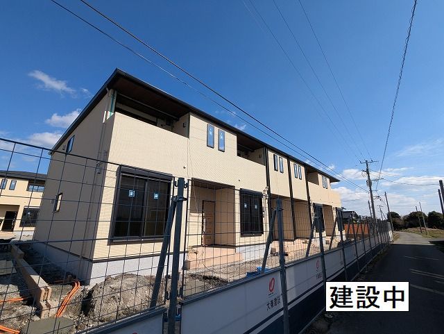 【朝倉郡筑前町下高場のアパートの建物外観】