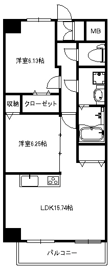 グッゲンハイムの間取り