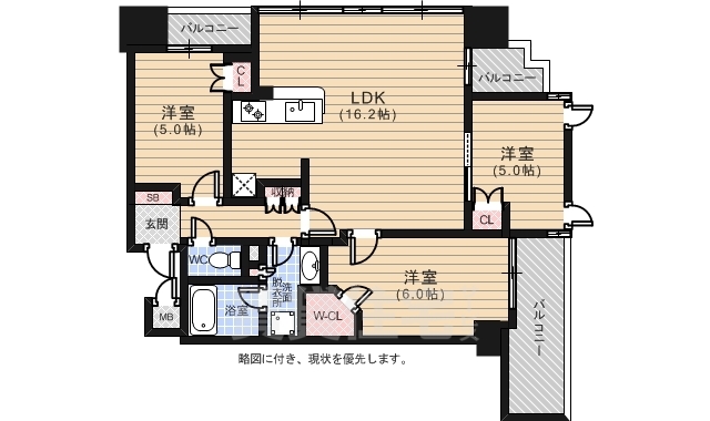 PREMIST上幟町の間取り