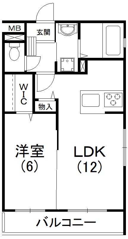 ラヴィベール中島の間取り