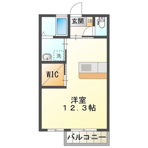 アールＭ．Ｋ　Ａ棟の間取り