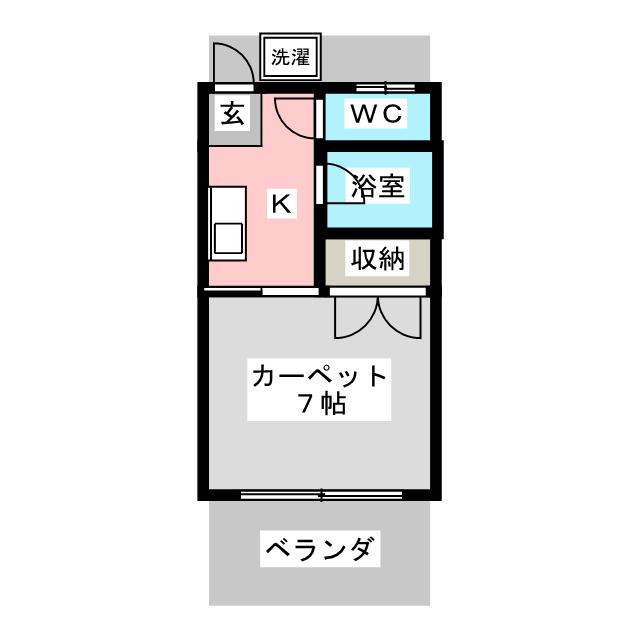 トラスト小倉の間取り