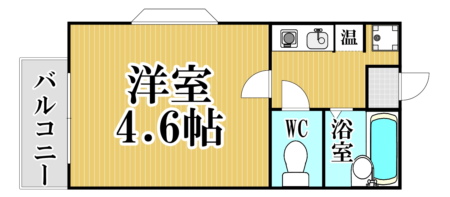 福岡市早良区南庄のマンションの間取り