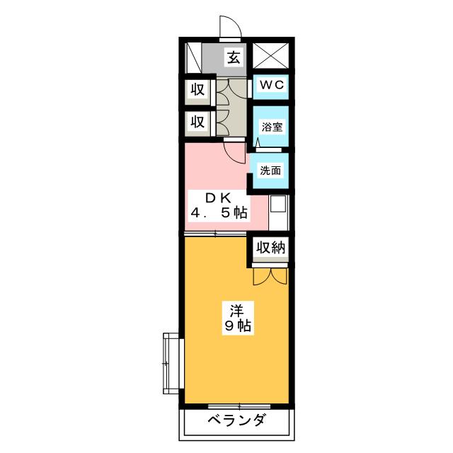 ベルカルムＳの間取り