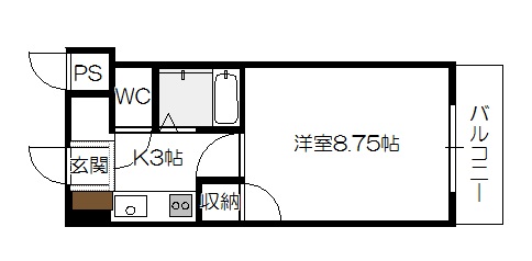 ティアラサイワの間取り