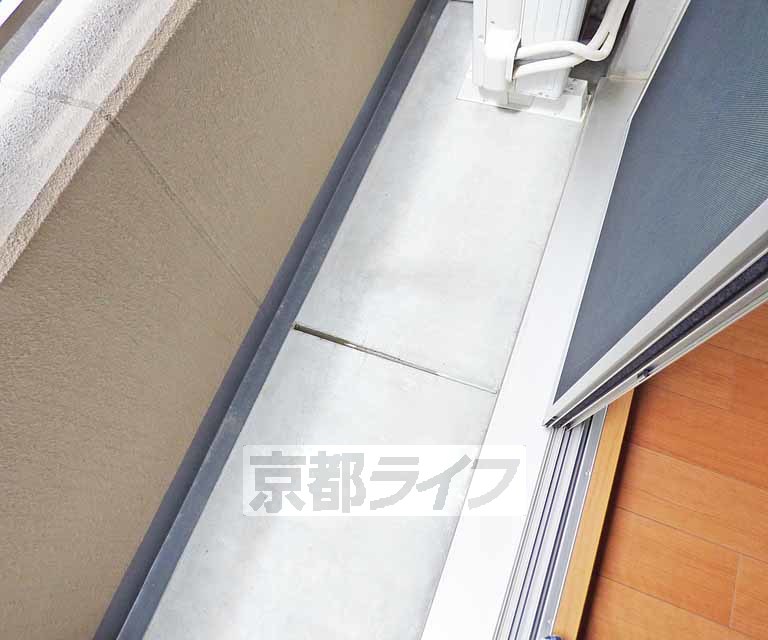 【京都市上京区木下突抜町のマンションのバルコニー】