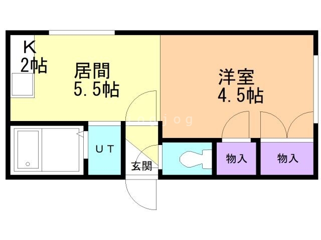 サンコート稲穂２の間取り