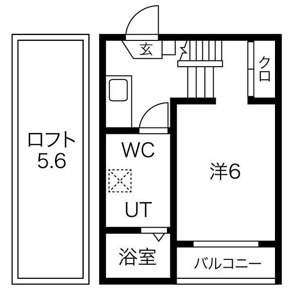 Casa di Chatonの間取り