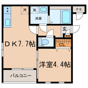 MOVE六番町WESTの間取り