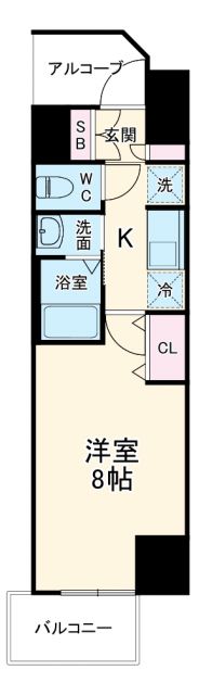 エステムコート名古屋グランツの間取り写真