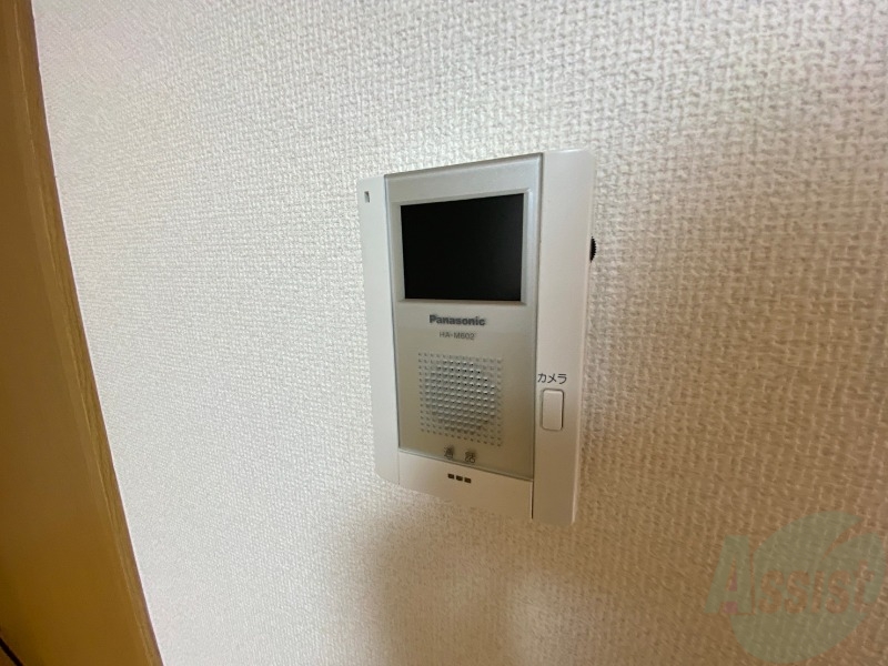 セキュリティ　インターホンは通話ができるので急な訪問があっても安心です。
