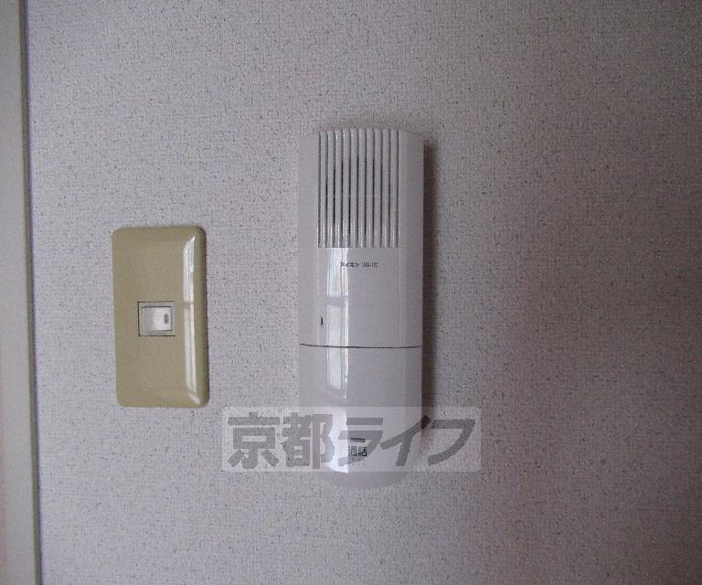 セキュリティ　収納スペースもあります。