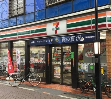 コンビニ　セブンイレブン 目黒祐天寺店（コンビニ）まで104m