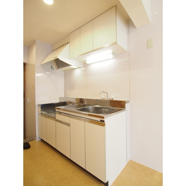 キッチン　ガスキッチン２口設置可