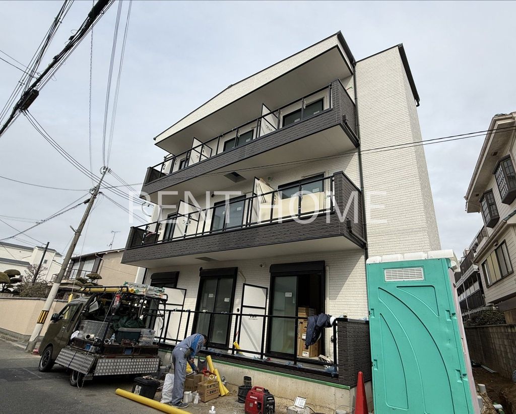 建物外観　建築中です