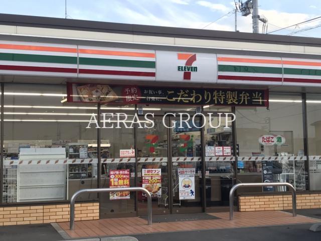 コンビニ　セブンイレブン 朝霞市博物館前店（コンビニ）まで375m