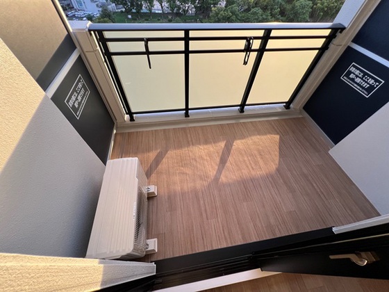 バルコニー　※別部屋の写真です