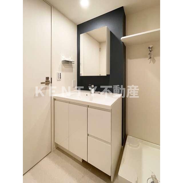 洗面設備　広い洗面スペース