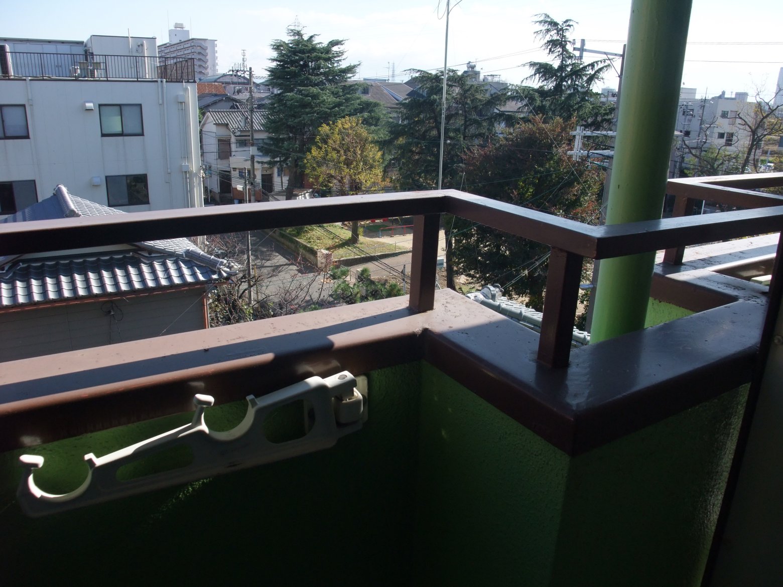 バルコニー　２階からの景色です。