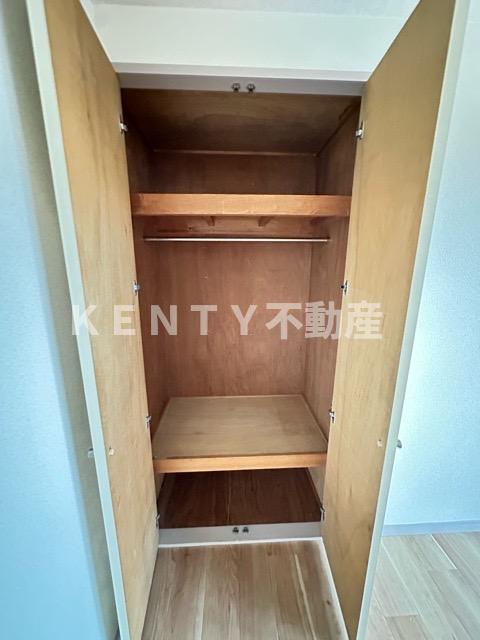 収納　十分な収納スペースがあります