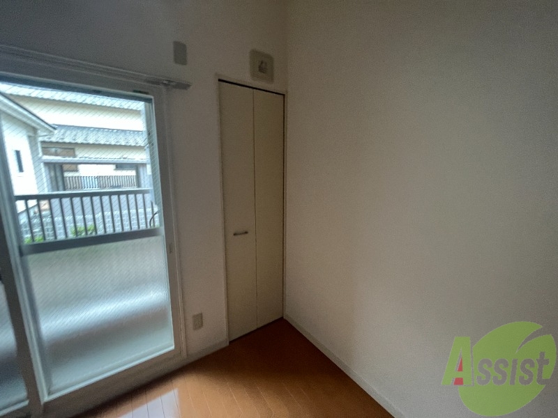 収納　洋室のクローゼット。広さは十分そうです。