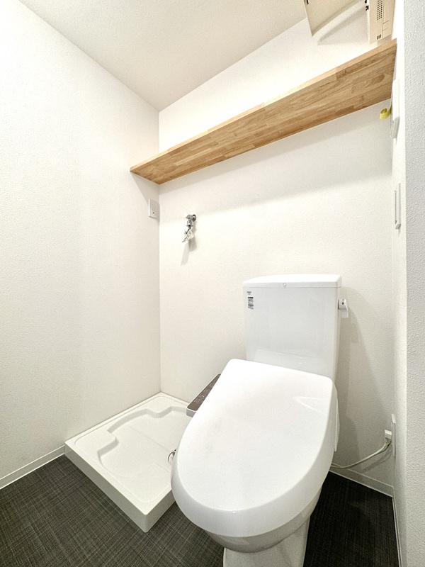 トイレ　清潔感のある水回り