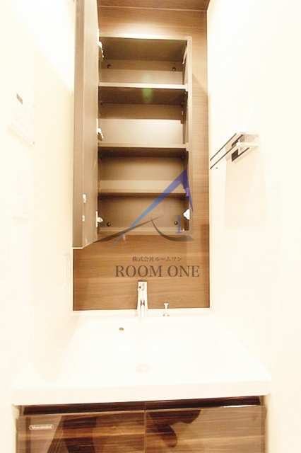 洗面設備　洗面台です。