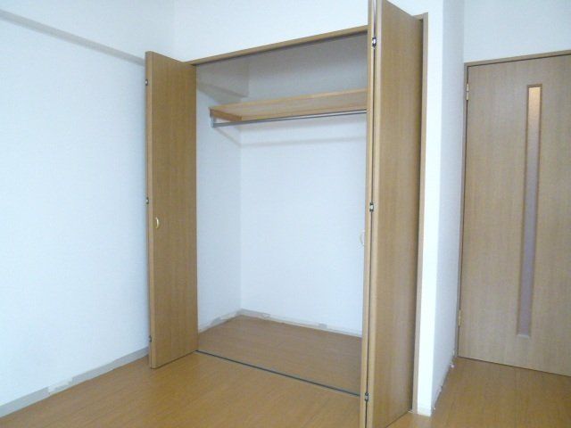 収納　大容量のクローゼットがあります。