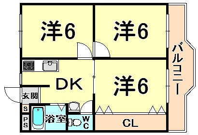 キャピタルビルドの間取り写真