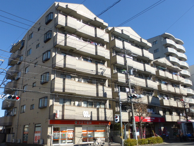 建物外観　外観タイル貼り　　ペット相談可3ＬＤＫ