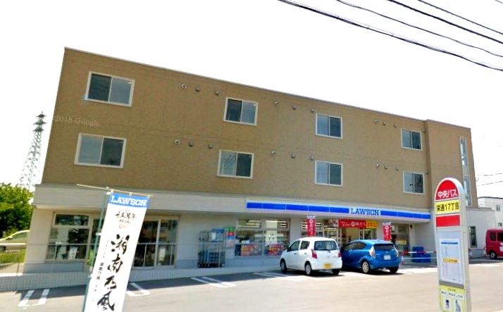 コンビニ　ローソン札幌月寒東十七丁目店（コンビニ）まで343m