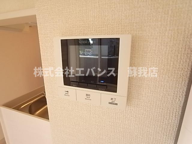 セキュリティ　モニター付きインターホンです
