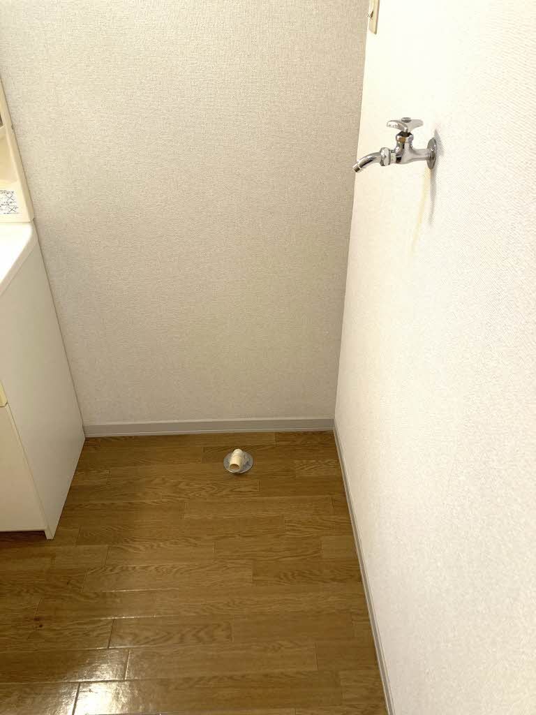 洗面設備　洗濯機置き場