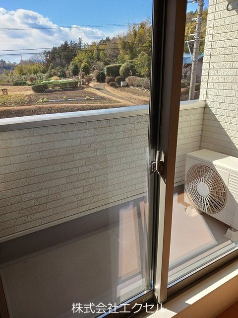 バルコニー　南向きです。