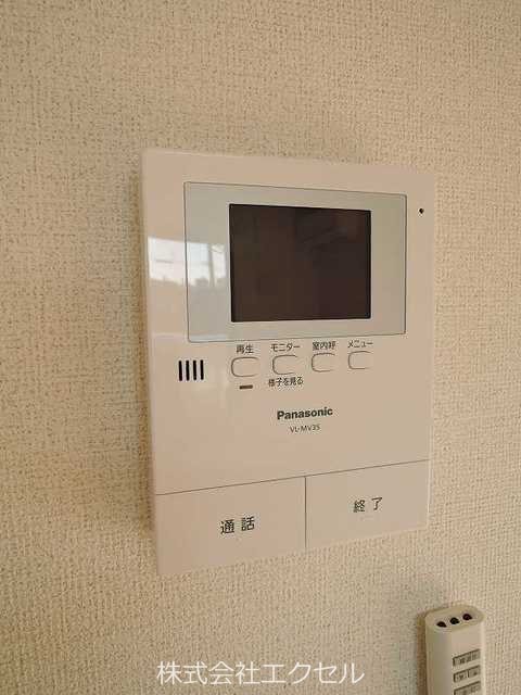 セキュリティ　来訪者の姿を確認できます。